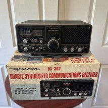 Realistic DX-302 Quartz Synthesized Communication Receiver - Powers On - $248.99