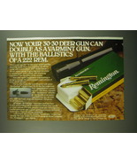 1979 Remington Accelerator Cartridge Ad - Now your 30-30 deer gun can do... - £14.55 GBP