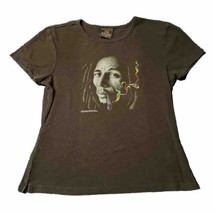 Bob Marley Shirt 2004 Zion Roots Wear Women&#39;s Size Large Vintage - £11.21 GBP