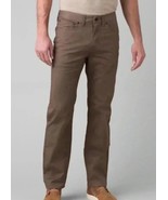NWT Prana Ulterior Slim Fit Mud Pants 30x30 Stretch Outdoor Brown Zip MS... - $44.55