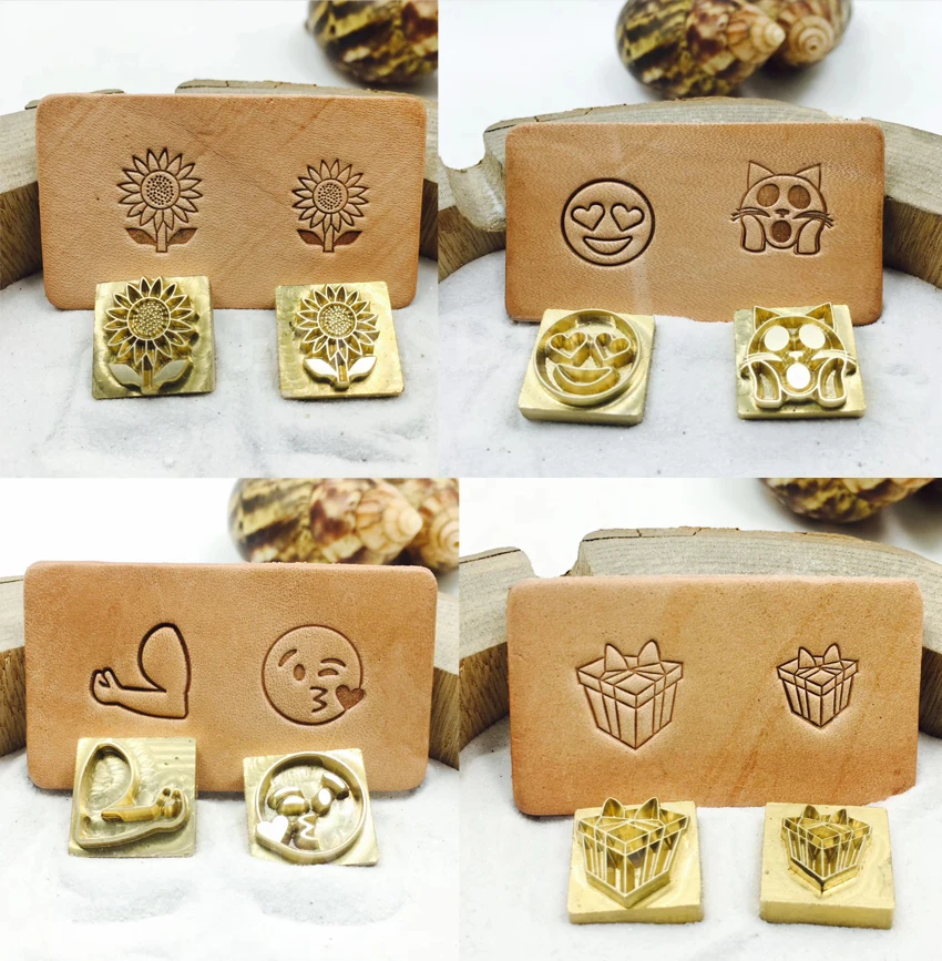 BOSSDEN  ss ing  Mould  Leather Stamp Custom Logo Design Cake Bread Clic... - $272.22