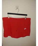 &quot;Nike Women&#39;s Sportswear Essential French Terry Shorts 2XL Chili Red&quot; - $16.49