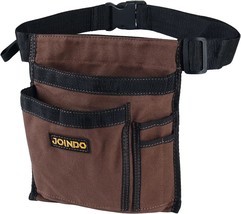 Tool Pouch Belt, Utility Belt Bag with 5 Pockets, Tool Apron Pouch, Garden Tool  - £24.78 GBP