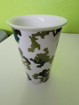 Lidded Coffee Cup Travel Mug Digital Camo BIOS H20  - £18.01 GBP