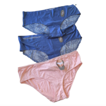 Womens Ladies Lot 3 Multi Color Bikini Hipster Panties Underwear Plus Si... - $12.99