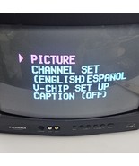Sylvania 13&quot; Color Television TVK139K Gaming TV Retro Gaming No Remote W... - €59,03 EUR