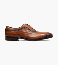 Stacy Adams Keating Plain Toe Oxford Leather Shoes Tan 25709-240 image 2