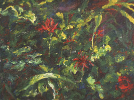 Sans Titre Abstrait Lourd Impasto Fleur Huile Peinture sur Toile Par D.Chrétien - £98.54 GBP