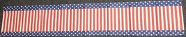 Thin Long Printed Fabric Table Runner, 13&quot;x72&quot;, PATRIOTIC, JULY 4, USA F... - $17.81