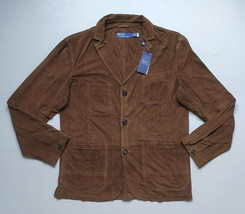 Polo Ralph Lauren Suede Blazer $998 Worldwide Shipping FTP-0105 - $10,283.11 MXN