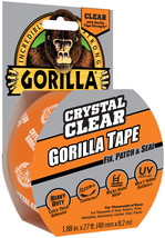 Crystal Clear Gorilla Tape 1.88 Inch x27 Clear - £16.69 GBP