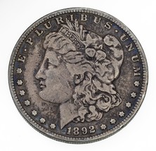 1892-S Silver Morgan Dollar in Fine Condition, VF in Wear, Obverse Scrat... - $2,363.64 MXN