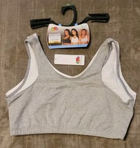 Fruit Of The Loom 2pk Sport Tanks White Gray New With Tags Size 38 - $7.69