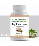 iLeafNaturals Organic Psyllium Husk With Organic Glucomannan  Vegetarian... - £12.41 GBP