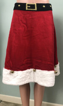 NWT Women&#39;s United States Sweaters Holiday Santa Bells Sweater Skirt Sz XL - £31.37 GBP