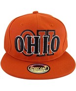 Ohio Wave Style Men&#39;s Snapback Baseball Cap (Red) - £11.94 GBP