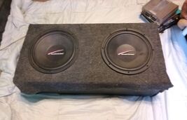 2 12 Audio ban Subwoofers With Huge Box - $297.00