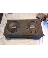 2 12 Audio ban Subwoofers With Huge Box - $297.00