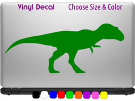 Tyrannosaurus Rex T Rex Dinosaur Decal Laptop Window Sticker Choose Size Color - £2.22 GBP+