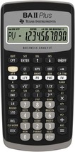 (Texas Instruments) Advanced Financial Calculator (Ba Ii Plus) - £41.66 GBP