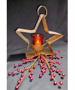 handcrafted star candle holder - €24,31 EUR