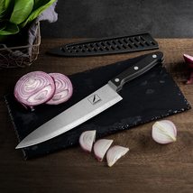 COKUMA Kitchen Knife, 3-Pcs Knife Set With Sheath, 8 Inch Chef Knife, 4.5 Inch U - £12.63 GBP