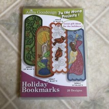 Anita Goodesign In the Hoop Projects! Holiday Bookmarks 20 Designs - £25.54 GBP
