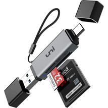 SD Card Reader, uni High-Speed USB C to Micro SD Card Reader Adapter USB 3.0 Dua - £15.17 GBP