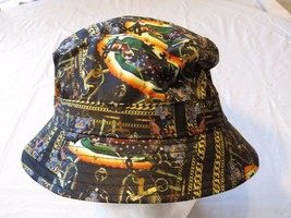 CROOKS AND &amp; Castles gold chains cherubs NEW RARE Mens adult sun bucket hat cap - £23.57 GBP