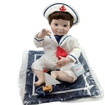 Ashton-Drake Justin Doll Original Boxes Signed Yolanda Bello Sailor Vintage Porc - £43.00 GBP
