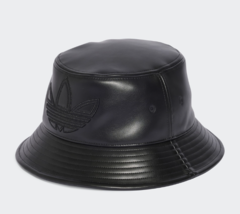 [On Sale] Adidas Originals Polyurethane Trefoil Outline Bucket Hat OSFW ... - $35.91
