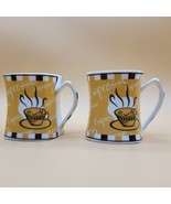 Espresso Cups Mugs 4 You Set of 2 Fine Bone China - £13.40 GBP