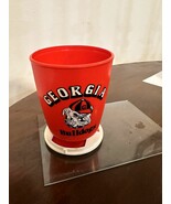 Vintage Georgia Bulldogs Red Cup With Handle Atlanta Football ODS2 - $8.33 CAD