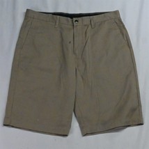 Volcom 34 x 11&quot; Khaki Mens A09313S0 Vmonty Chino Shorts - £16.98 GBP