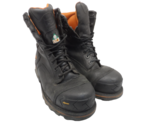 Timberland PRO Men&#39;s 8&quot; Boondock Waterproof Work Boots Black 89645 Size 10W - £75.91 GBP