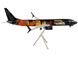 Boeing 737-900ER Commercial Aircraft &quot;Alaska Airlines - Our Commitment&quot; Black wi - £98.80 GBP