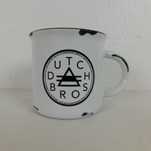 Dutch Bros White Speckled Tin Cup Look 16 oz Coffee Tea Mug PNW Philosophy - £11.59 GBP
