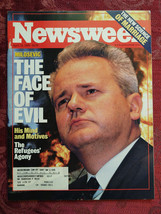 NEWSWEEK April 19 1999 Slobodan Milosevic Kosovo War Marriage The Matrix - £6.81 GBP