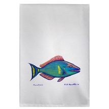 Betsy Drake Parrot Fish Guest Towel - £27.21 GBP