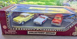 Road Legends Collectors Edition (3) 1:43 Scale Chevrolet Diecast Cars MI... - $35.99