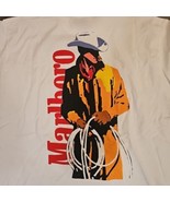 Vintage 90s Marlboro Cowboy T Shirt XL Mens Single Stitch Made Usa Rodeo... - €60,15 EUR
