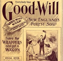 Good Will Soap New England Wagon 1897 Advertisement Victorian Full Page ... - $49.99