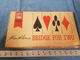 Vintage Milton Bradley Bridge For Two 1964 Boxed Complete No. 5610 Fine ... - $9.50