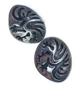 MEXICAN STERLING SILVER CUFFLINKS vintage Eagle - £97.73 GBP