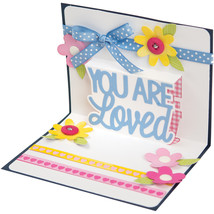 Sizzix Thinlits Die You Are Loved 3D Drop Ins - £19.86 GBP