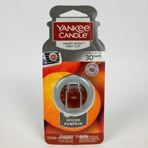 Yankee Candle Spiced Pumpkin Smart Scent Vent Clip Air Freshener Vehicle New - £8.02 GBP