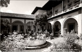 Patzcuaro Michoacan Hotel De Don Vasco Beautiful Courtyard Mexico Postcard X2 - £14.17 GBP