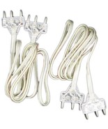 Three WOT Fencing Sabre Body Cord, Two-pin Plug Clear Wire (Set of 2) - New - £30.00 GBP