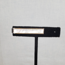 Vintage 1960's Mother of Pearl Silver Tone Tie Bar Tie Clip - $31.61