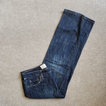 Ann Taylor Slim Cropped Jeans Womens Size 4 Blue Medium Wash Cotton Stretch - £20.25 GBP